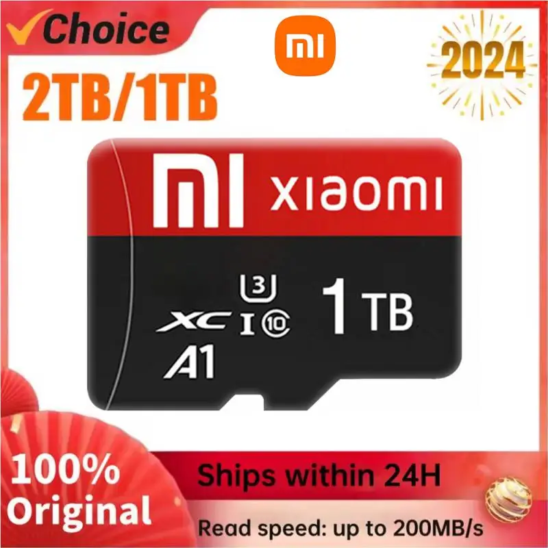 ของแท้ Mijia Xiaomi 2TB 1TB UHS-I การ์ดหน่วยความจำ128GB การ์ดหน่วยความจำ128GB Micro TF SD การ์ด TF 256GB 512GB การ์ด SD สำหรับกล้อง/โทรศัพท์