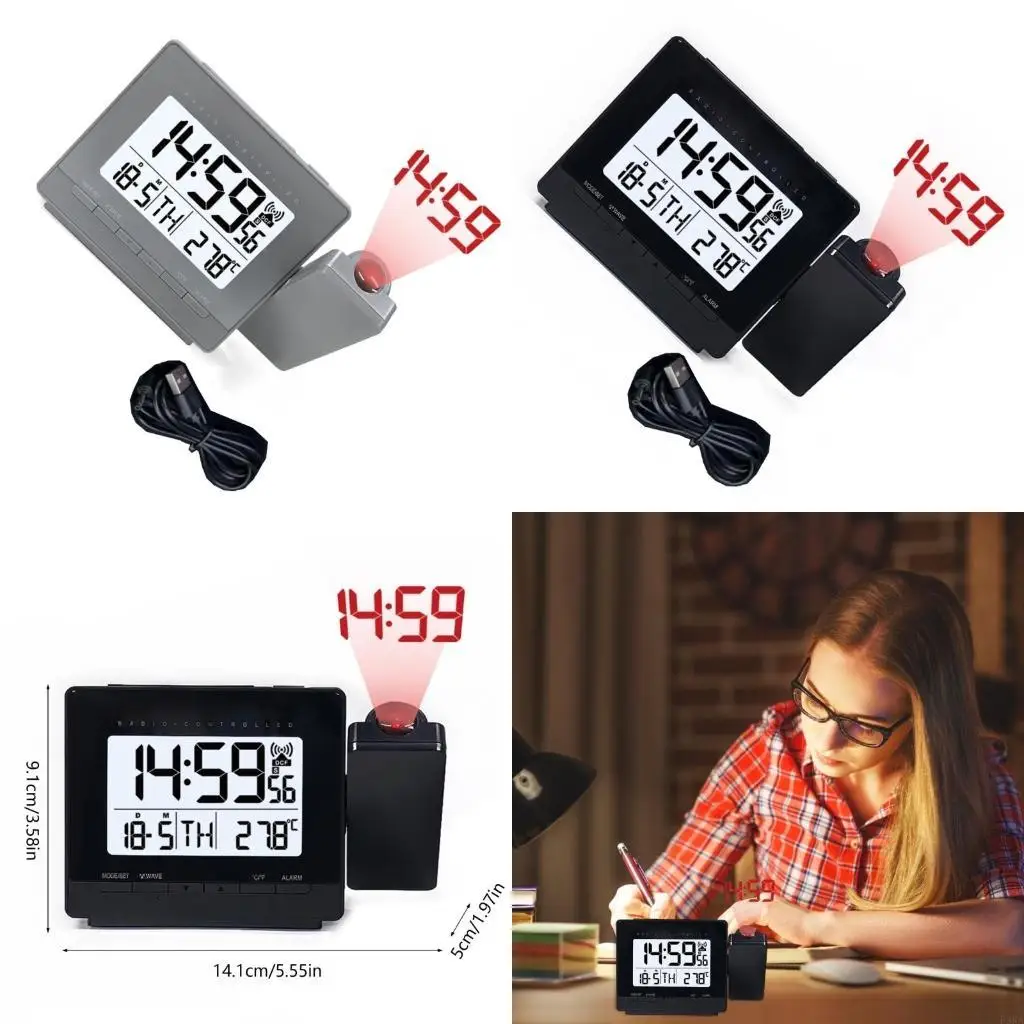   Projection Clock Wireless Accuracy Display