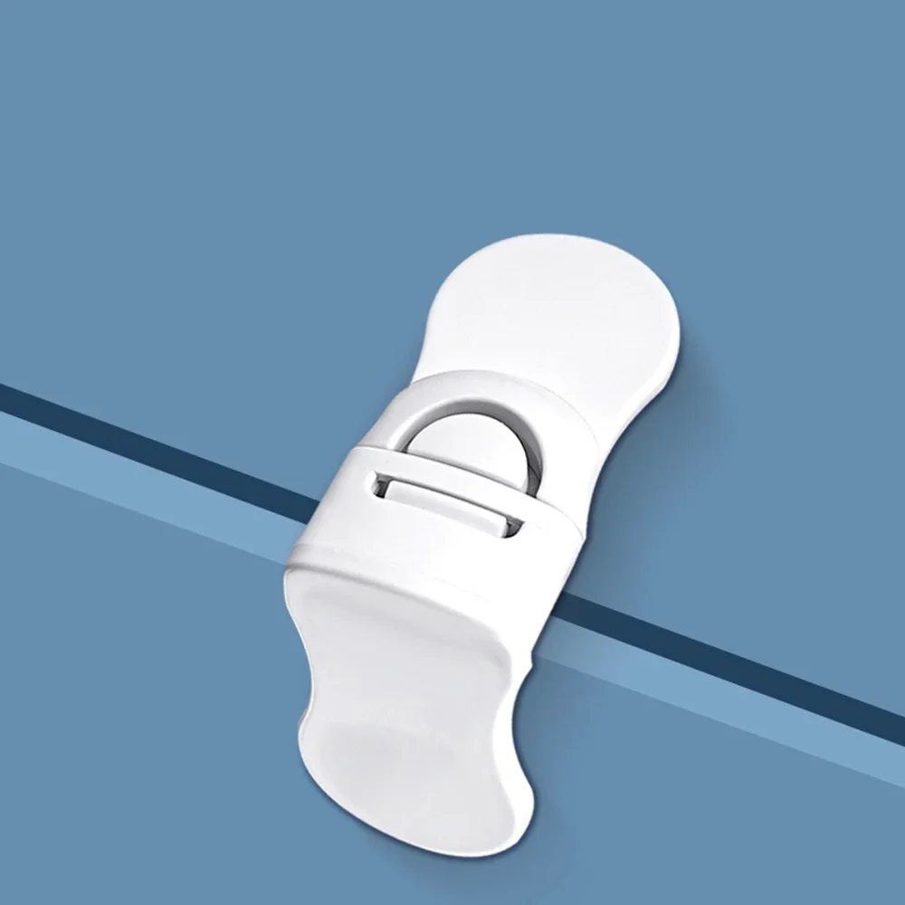 vvocci Anti-Pinching Home Baby Safety Locks Drawer Lock Hand Cabinet White Drawer Locks Refrigerator Buckle Children Protection
