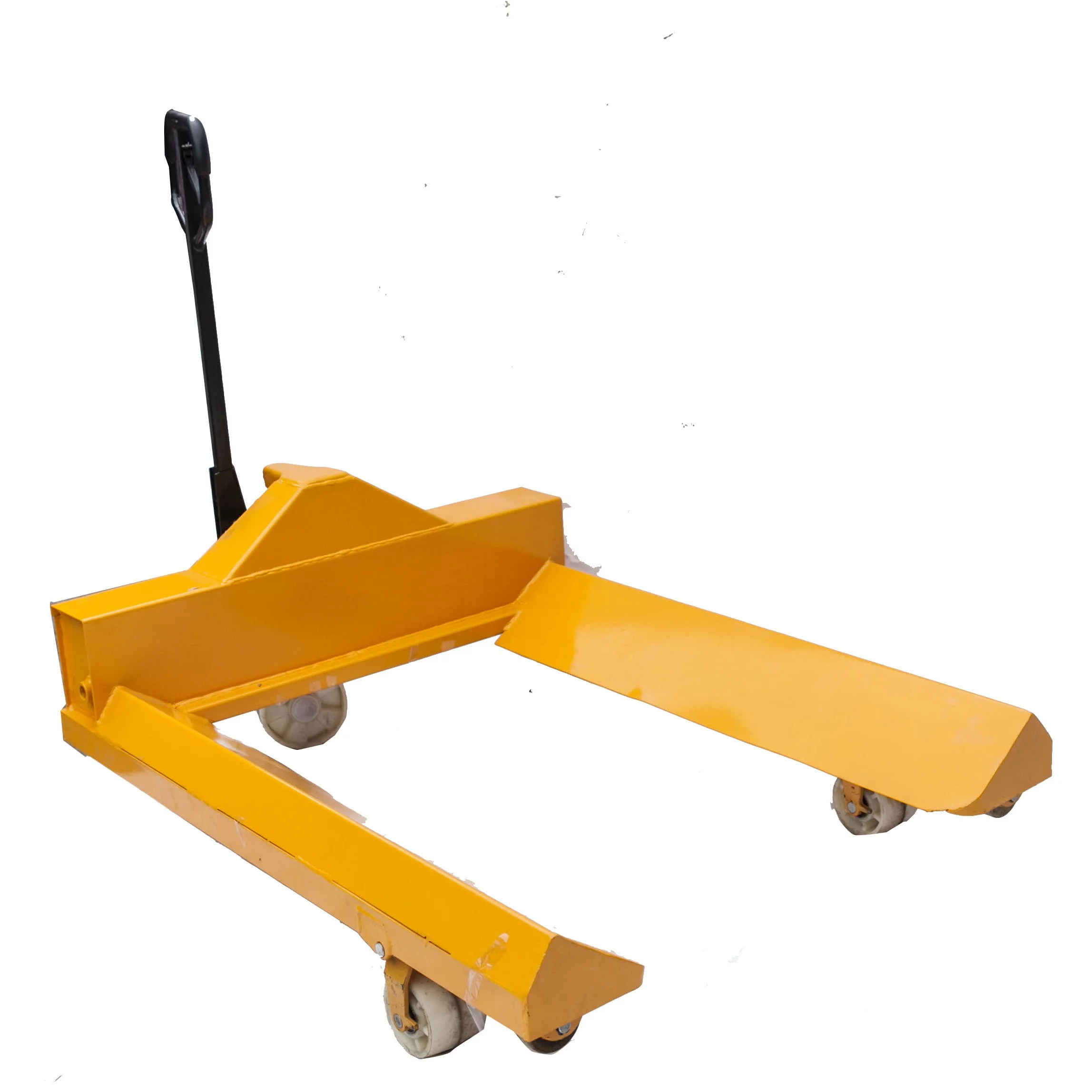 

Hand-Operated Hydraulic Pallet Truck Paper Roll Cart With Forklift Attachments Material Handling Equipment Parts