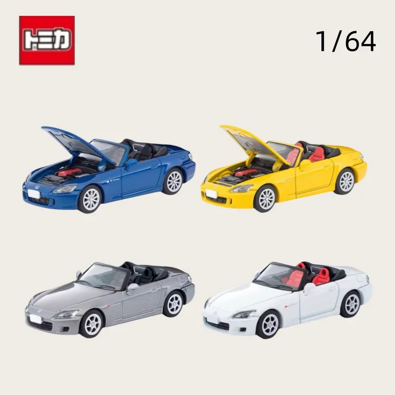 TOMYTEC TLV 1:64 Honda S2000 N280a 280b 269a 269b, alloy die-cast static miniature car fashion model, collection display pieces.