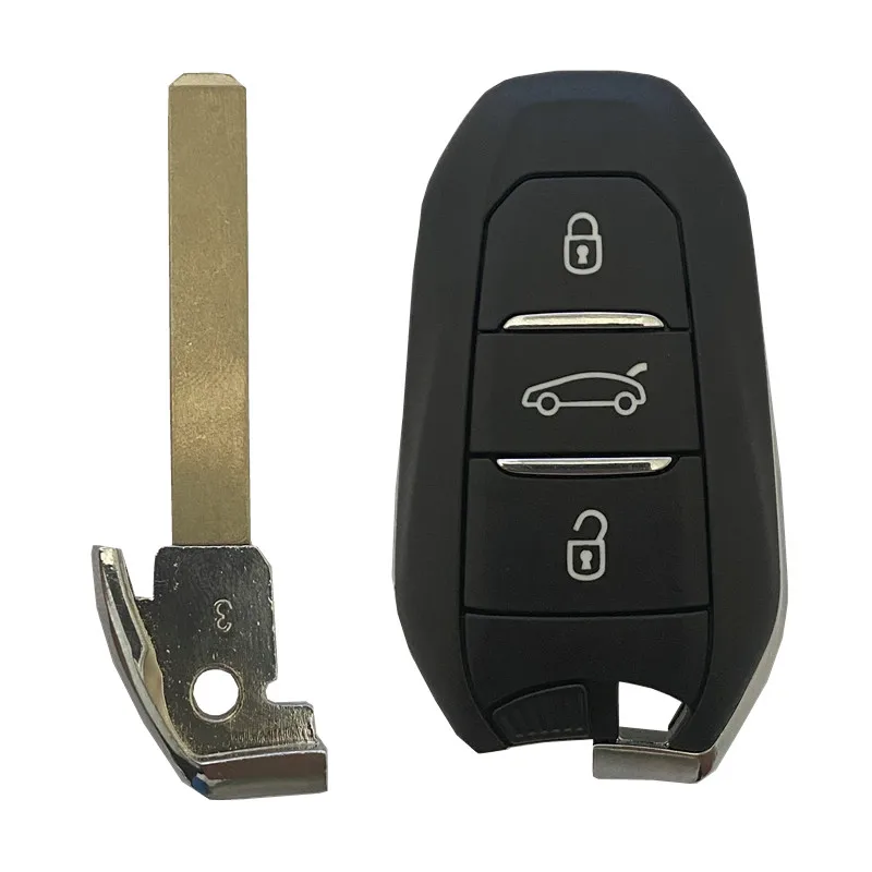 

For Citroen ORIGINAL Smart Key Buttons3 Frequency 434 MHz Transponder HITAG 128-bit NCF29A1M AES Blade signature VA2 CN016043