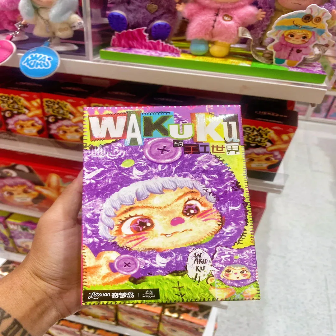 

Wakuku Authentic Cute Blind Box Plush Doll Fourth Generation Dream Island Series Handmade World Bag Pendant Holiday Gift