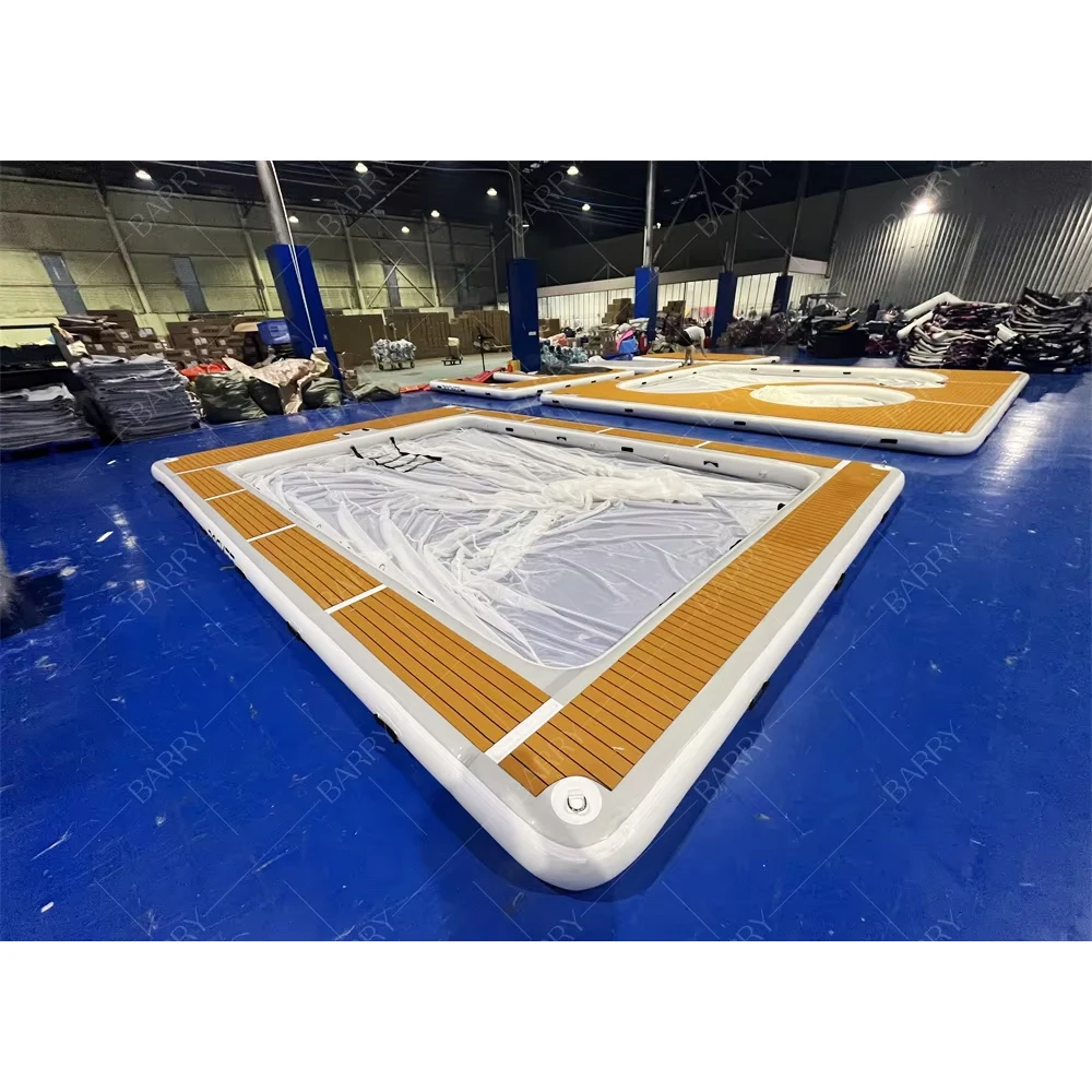 

High Quality Pvc Eva Protective Anti Jellyfish Pool Ocean Sea Inflatable Sea Pool Chair Floating Inflatable Yacht Pool With Net