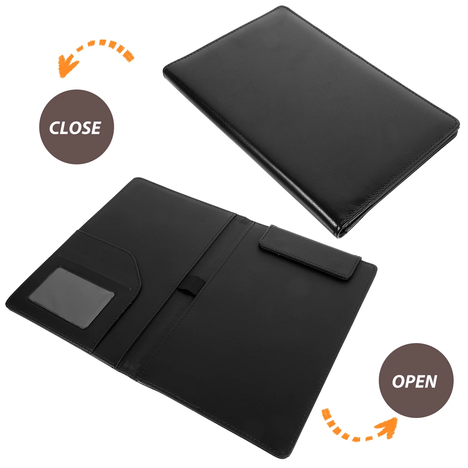 Folder Tablet Nurse Car Stickers Currency Collection Book Pu Colored Paper Clips