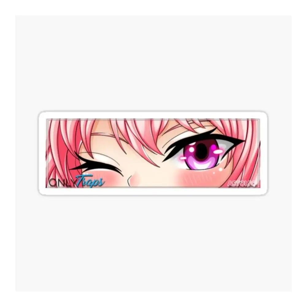 Astolfo Slap Peeker Sticker Car Window Bumpers Die-cut Vinyl Stickers Decorative Accessories