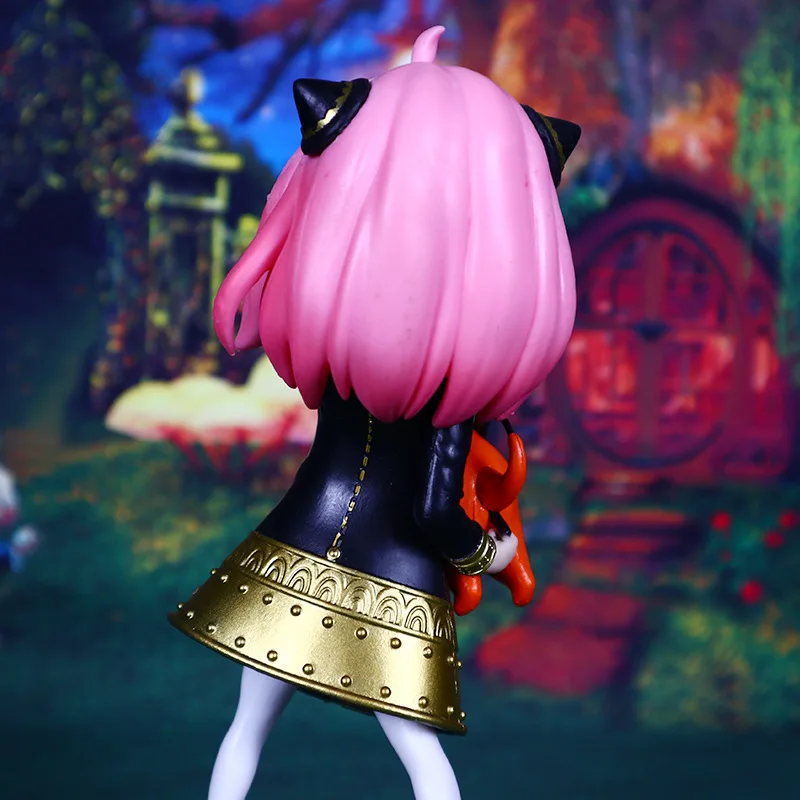 17 سنتيمتر أنيمي بالمنشار أنيا مزور الدائمة الموقف عمل الشكل البلاستيكية نموذج اللعب دمية سطح المكتب زخرفة جمع الهدايا محاصر