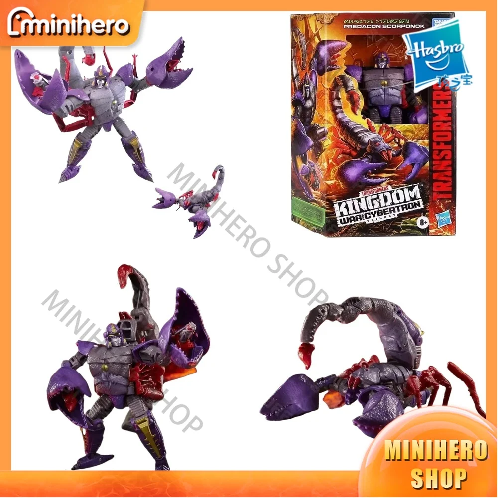 

В наличии Оригинальный Hasbro Transformers War for Cybertron Kingdom F0677 Predacon Scorponok Deluxe Class Articulated Super