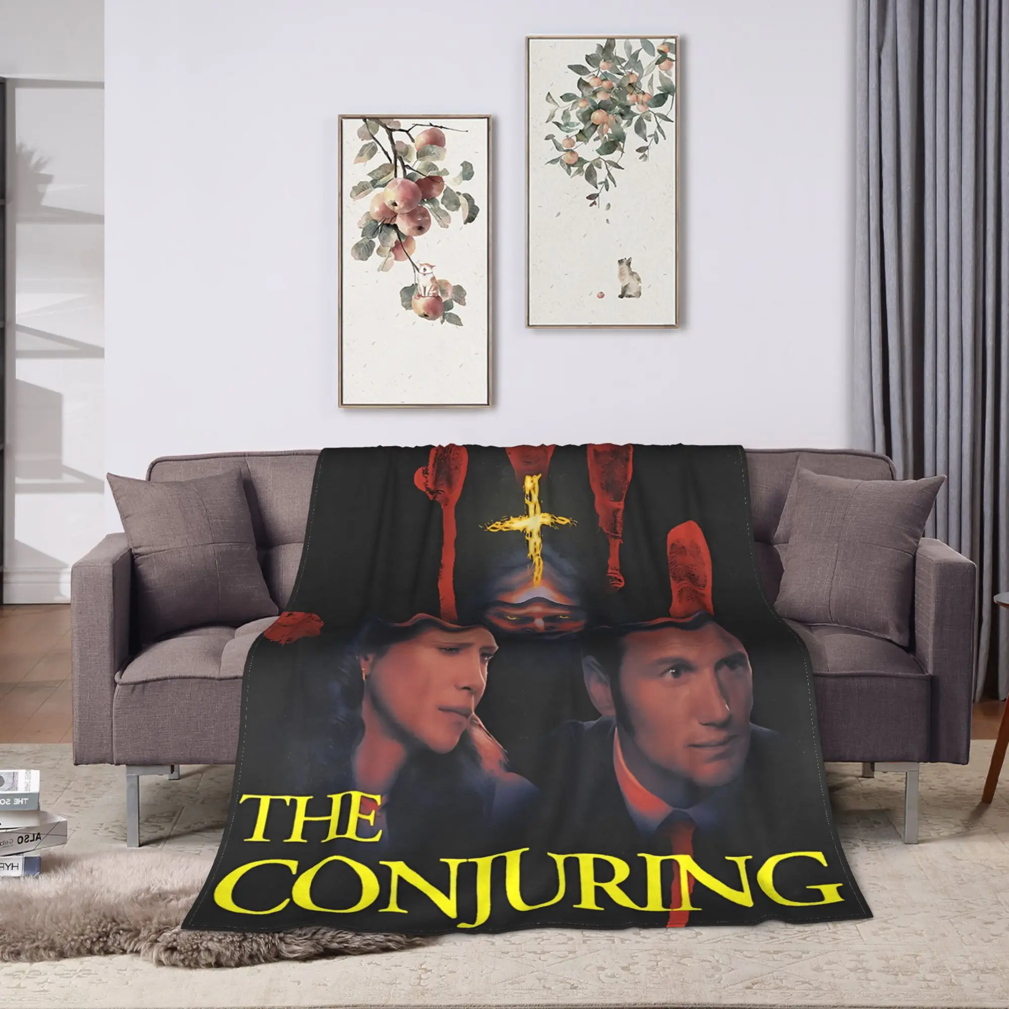 The Conjuring آخر الطقوس البطانيات لينة الدافئة أفخم رمي بطانية للأريكة كرسي أريكة سرير السفر الفانيلا المفرش غطاء السرير