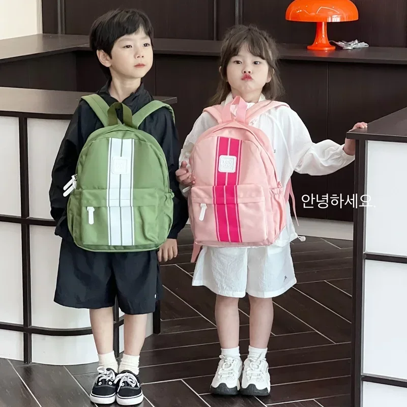 

Toddler School Bags for Girls Fashion Travel Backpack for Kids Pink Green Kindergarten Boys Student Schoolbag Mochila Escolar