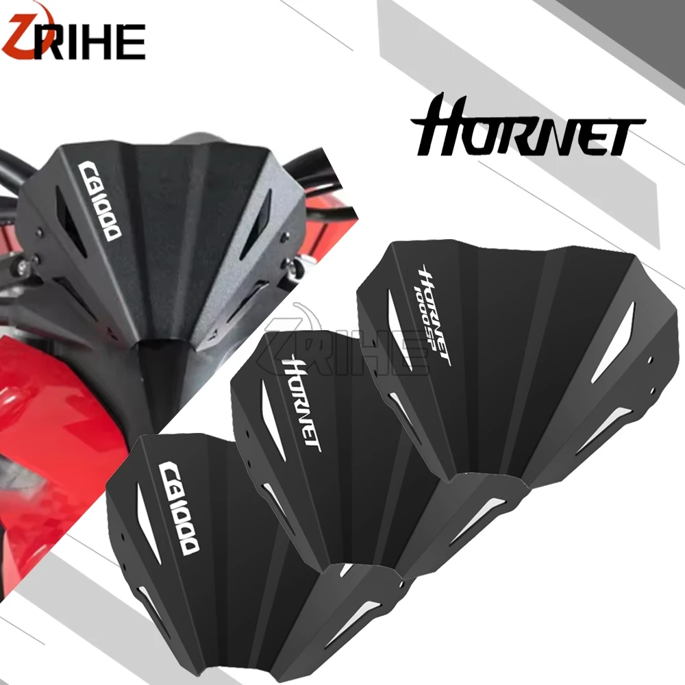 pare-brise-sport-noir-en-aluminium-pour-moto-deflecteur-de-visiere-2024-2025-2026-pour-honda-cb-1000-hornet-1000-sp-cb1000-cb