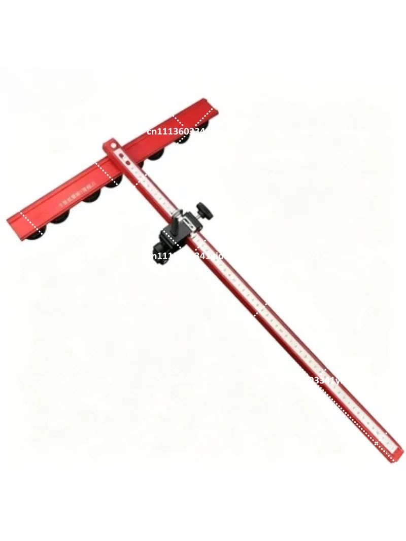 T-Shaped Tile Cutter with Nylon Pulley, Integrated Blade, Easy to Use, Thickened Aluminum Alloy