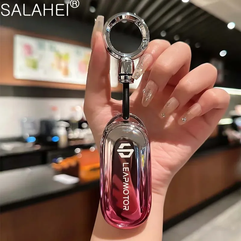 

Soft TPU Car Remote Key Case Cover Protector Bag Shell For Leapmotor T03 S01 C11 C01 Type Auto Keychain Interior Accessories