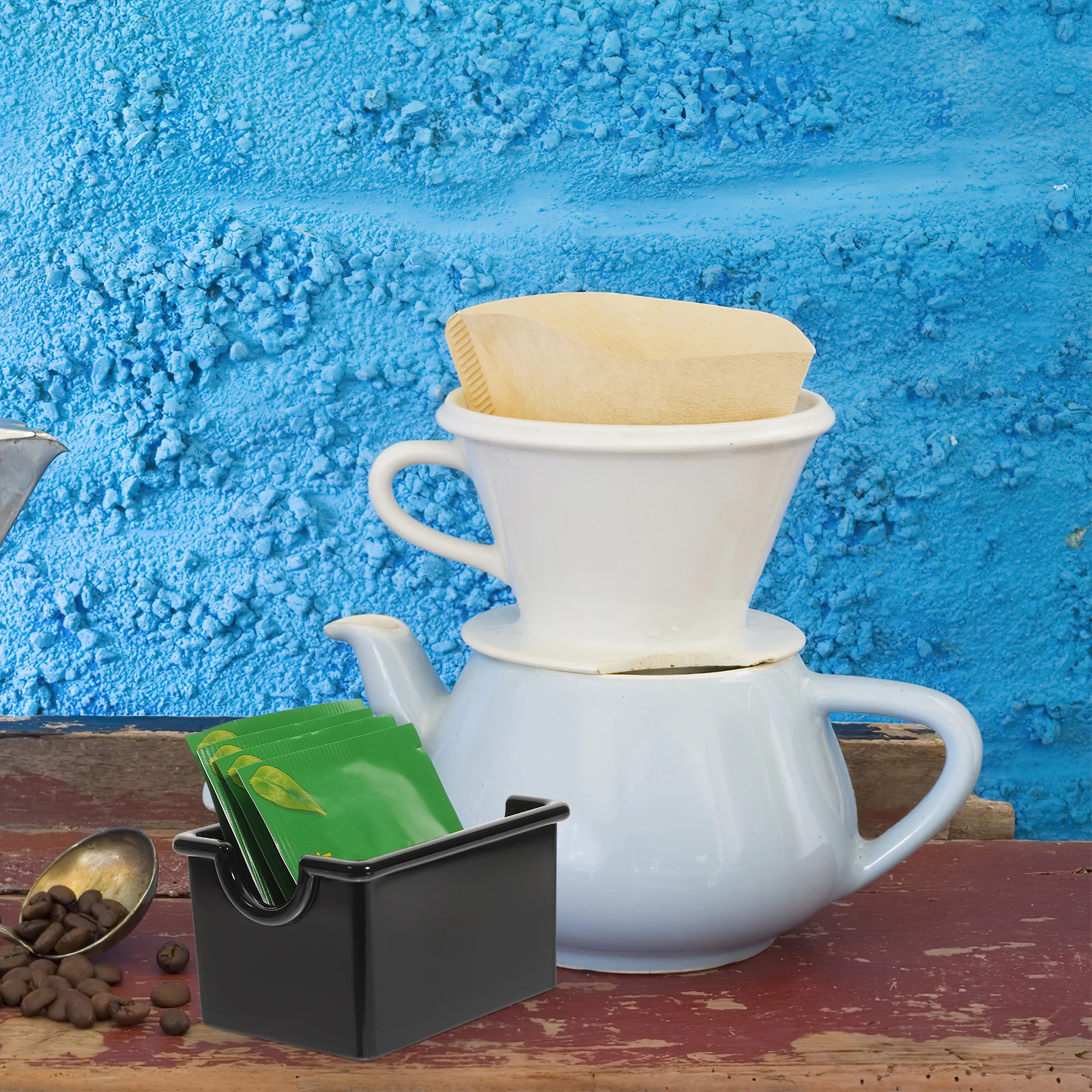 

Tea Bag Holder Plastic Storage Box for Coffee Bags Containers ganizers Home Desk Office Tea Bag Case Sugar St