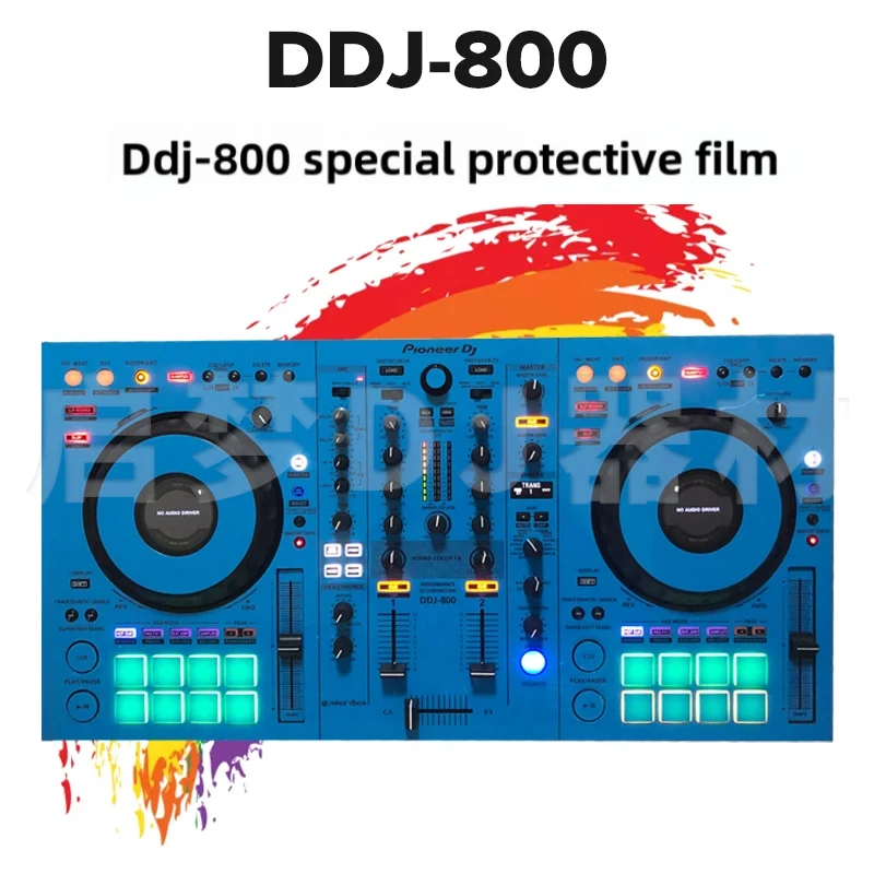 

Pioneer/DDJ-800 DDJ800 Универсальный контроллер DJ Turntable Film, импортная защитная наклейка из ПВХ для панели. Не DJ-контроллер!
