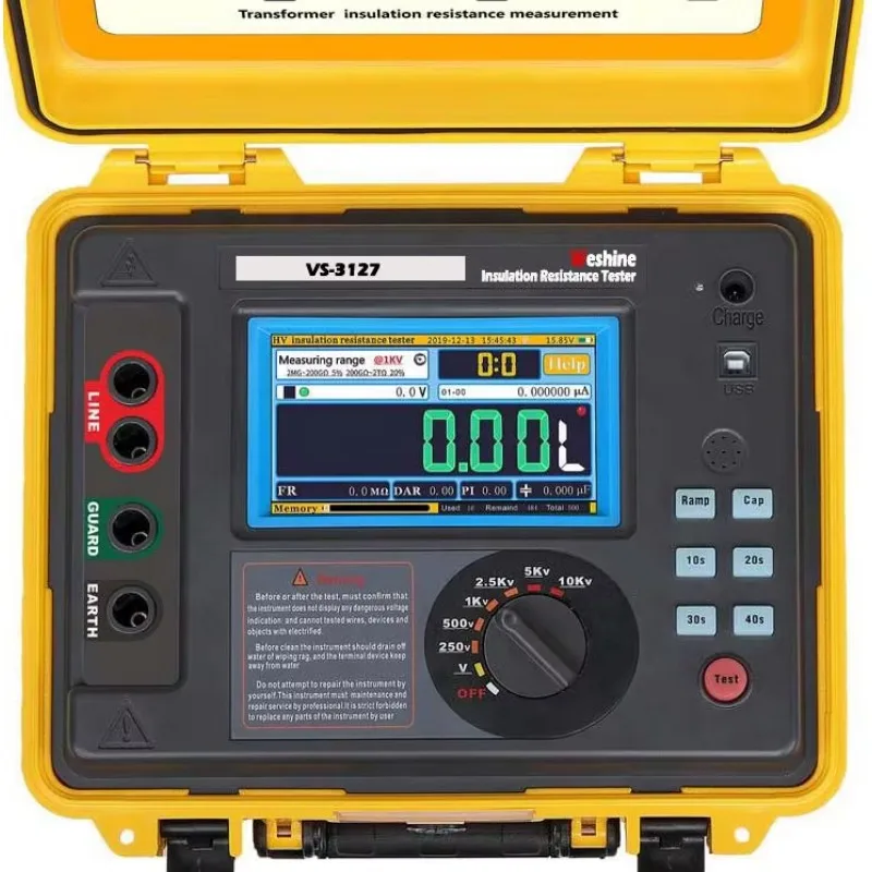 High Repurchase Rate Factory Price Digital 5kV 10kV 15kV 20kV Megohmmeter High Voltage Megohmeter Insulation Resistance Tester