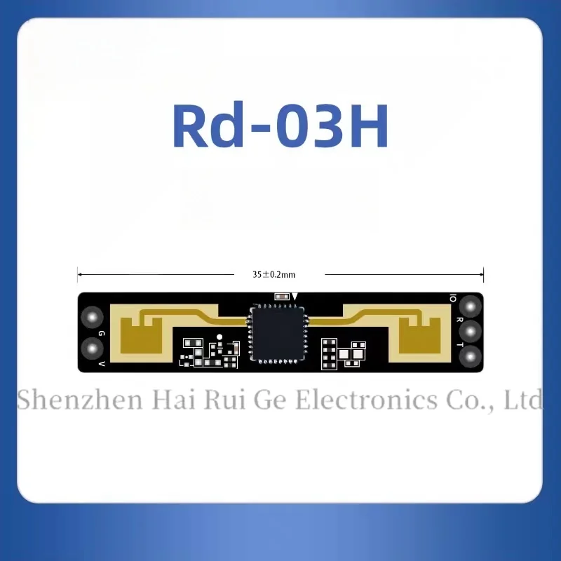 24G Human Presence Sensing Small-Sized Long Strip Ultra-Narrow Edge Radar Module Rd-03H