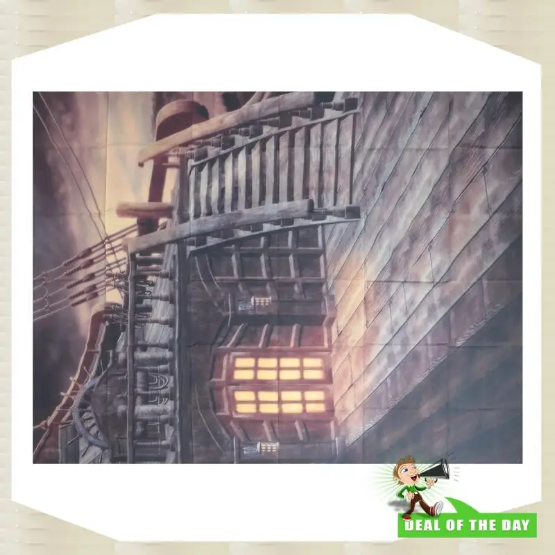 تسليم 24 ساعة 5X7ft الفينيل استوديو التصوير خلفية الرجعية القراصنة السفينة صورة خلفية