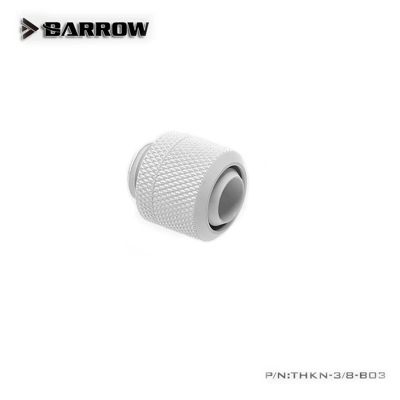 Barrow G1/4 "ท่ออ่อน, อะแดปเตอร์เชื่อมต่อท่อสำหรับ3/8“ ID * 1/2 ”OD 10x13มม. ท่อยืดหยุ่น THKN-3/8-B03