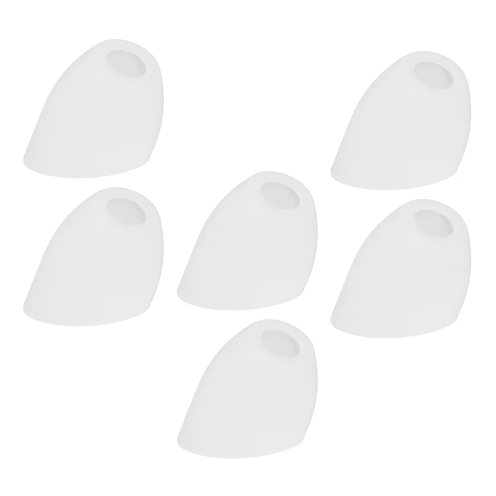 6Pcs Plastic Lampshade Modern Household Light Cover White Ceiling Lamp Replacement Decorative Diffuse Lighting Warm Atmosphere