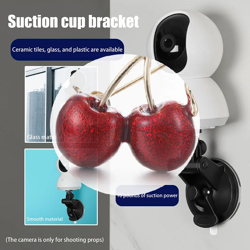 Staffa multiuso/Supporto per telecamera di aspirazione per fotocamera intelligente Mijia, pompa manuale con base per webcam facile da regolare