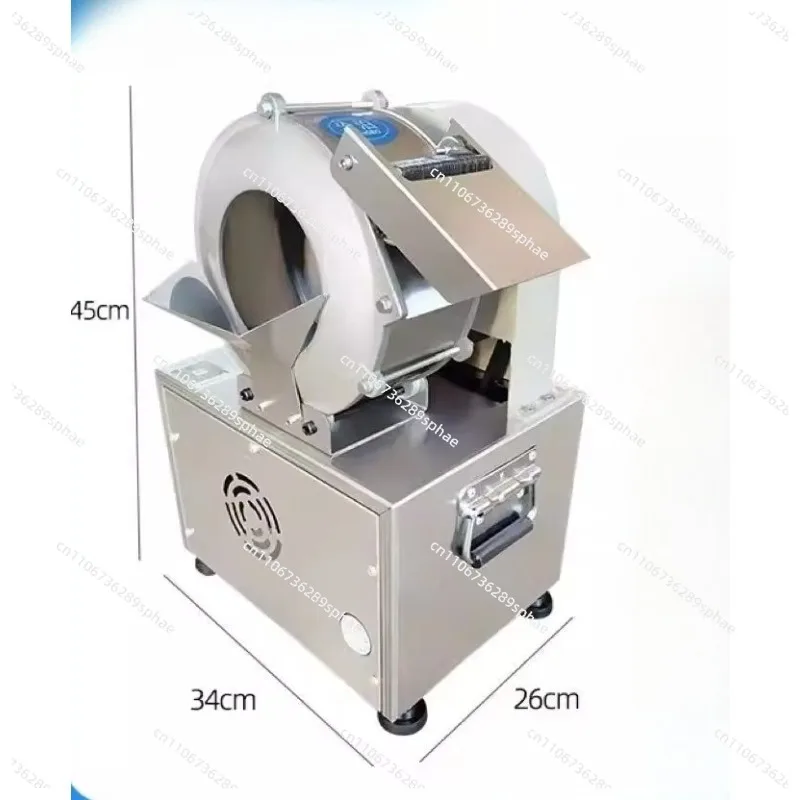 Commercial canteen automatic slicing and shredding potato chips potato medicinal materials radish ginger garlic slicing machine