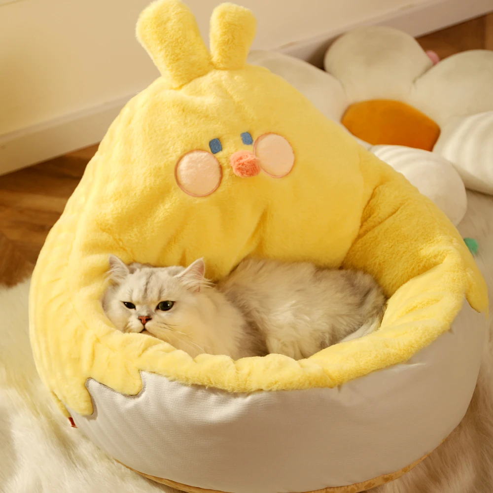 HOOPET Pet Cat Dog Bed Warming Dog House Soft Material Sleeping Bag Pet Cushion Puppy Kennel