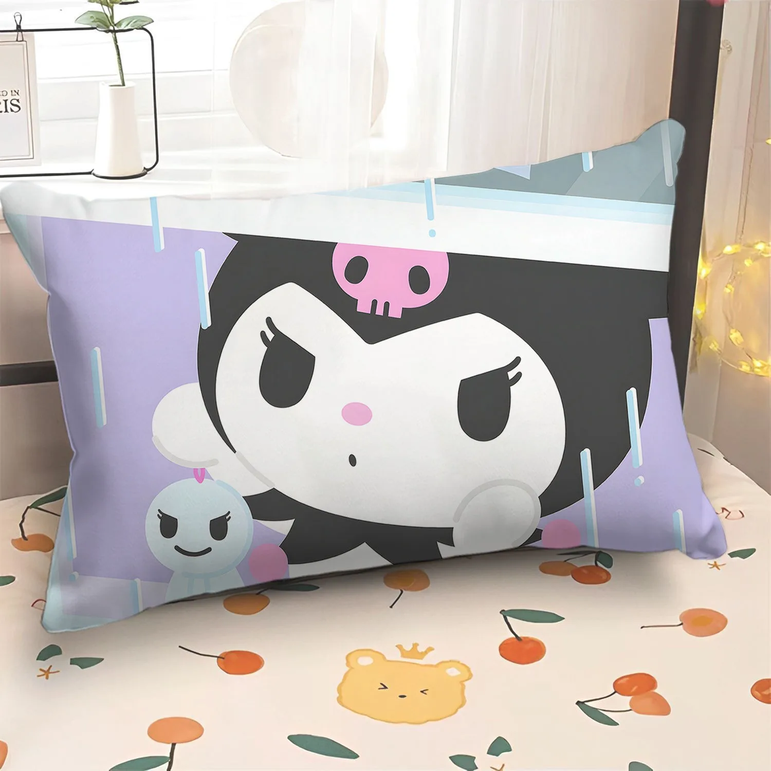 Cute girl heart Kulomi printed pillowcase home room decoration bed pillow case living room sofa cushion cover