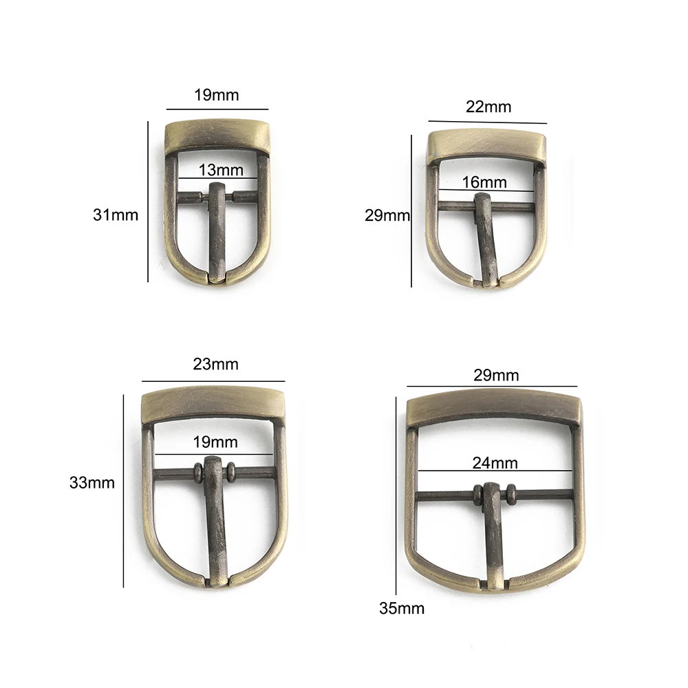20-40-100PCS 13/16/19/25mm Bag Strap Sliders Buckle For Webbing Shoulder Handbag Belt Adjust Roller Clasp Pin Buckle Accessories