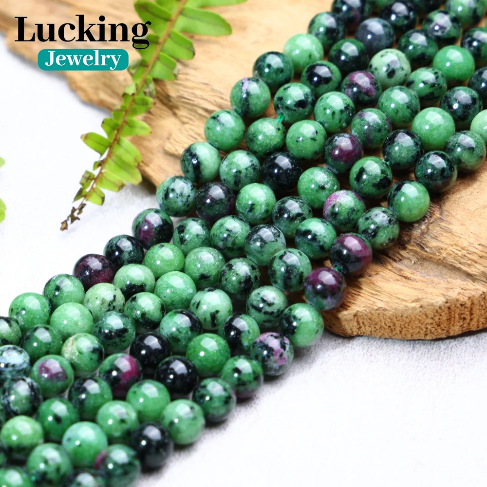 

Genuine Natural Zoisite Epidote Beads 4-10mm Beautiful Gemstone for Jewelry Making DIY Handmade Bohemian Spiritual