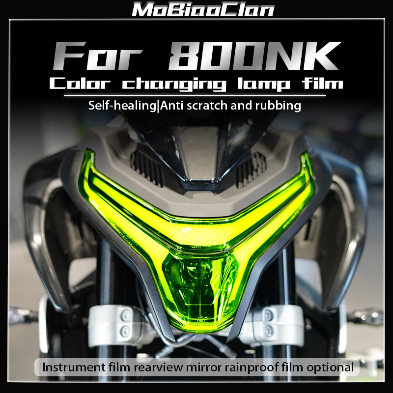 For CFMOTO 800NK Motorcycle Headlight Film TPU Instrument film Transparent Protective Film Refit Lamp Film Stickers Accessories