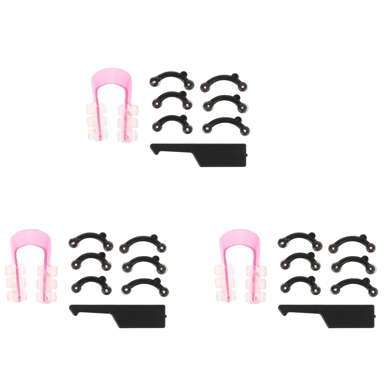 ABVI-3X 3 Size 3D Invisible Beauty Nose Clip Massage Nose Up Lifting Shaping Clip Clipper Shaper Bridge Straightening