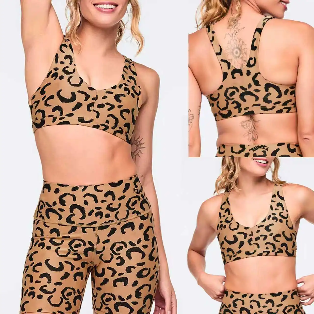 Quick Dry Stretch Tight Fit Sports Yoga Bra African Style Series New B355