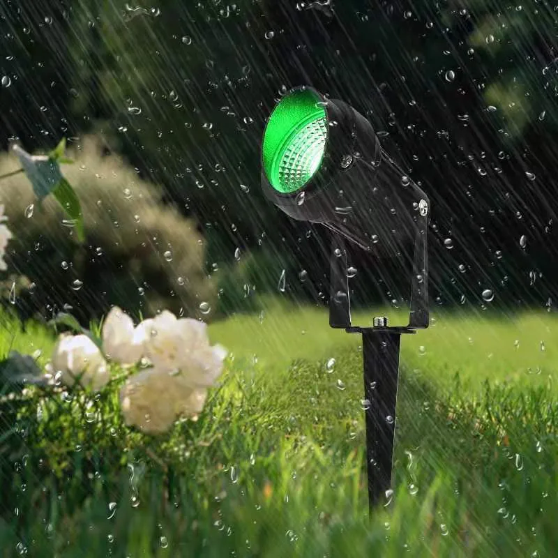 

Ground Insert Light LED Lawn Spotlight Outdoor Waterproof COB Garden Light Landscape Tree Lights Green Flood Lights 3w 5w 220v