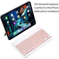 Universal 10-Inch Bluetooth Mouse Keyboard Set for IPad Mobile Phone Tablet - Ultra-Thin Wireless Keyboards and Mice Combo