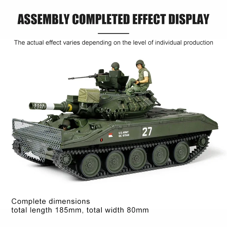 TAMIYA Assembly Model Kit 35365 American M551 Light Tank Vietnam War 1/35