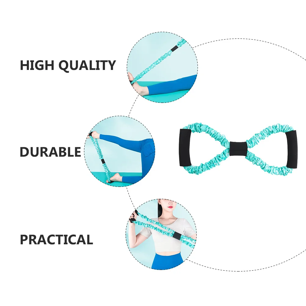 الصدر المتوسع Tpe المضادة للانزلاق مقبض مادة البوليستر المنزل اللياقة البدنية معدات تدريب العضلات المقاومة حبل الصدر مجتذب #4