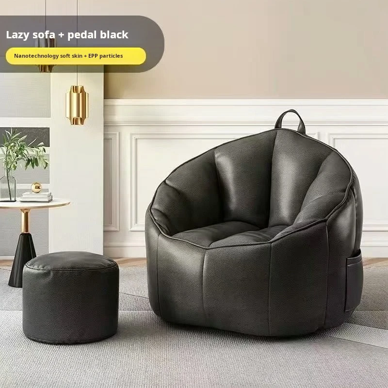 Lazy Life Modern Single Sofa Home Small Apartment Living Room Bedroom Lazy Sofa Balcony Leisure Chair