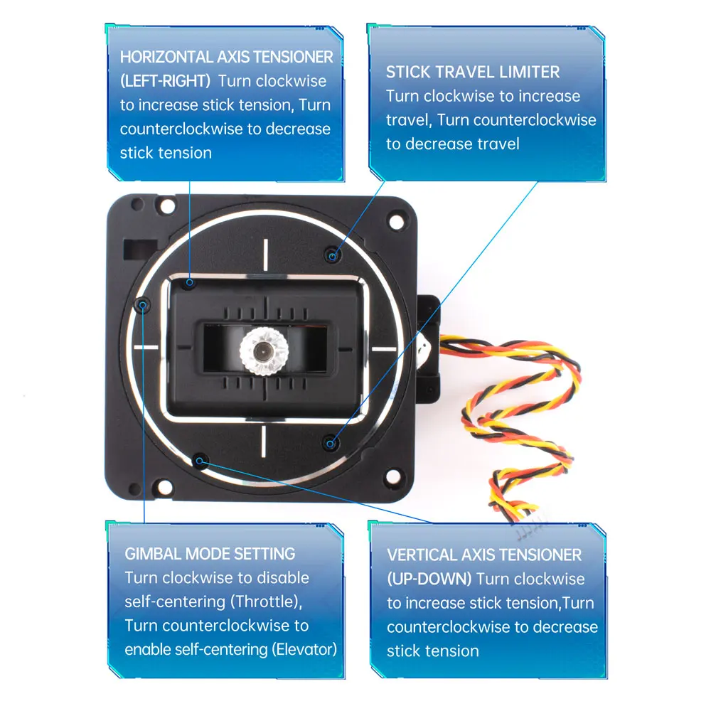 Radiomaster HALL Gimbal V4.0 Replacement Original Parts For TX16S Boxer