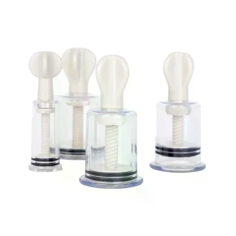 1Pcs Plastic Suction Vacuum Suction Cupping Cup Enhancer Massage Vacuum Cans Body Massager Cups