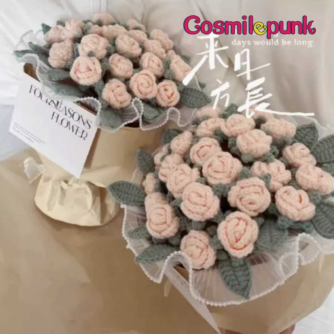 Cosmile Artificial Flower Rose Flower DIY Floral Material Handmade For Home Decoration