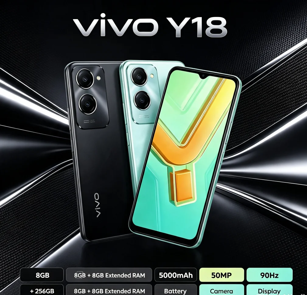 Phone Cases Green - Latest 2026 VIVO Y18 Mobile Phone