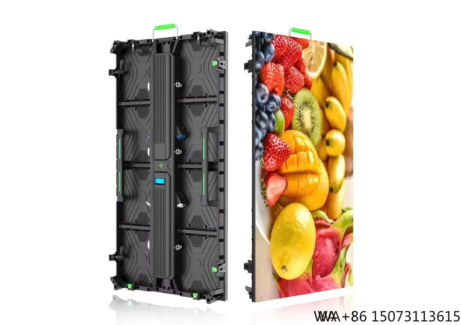 جدار فيديو للإيجار LED عالي الدقة خارجي 3M × 2M - تركيب سريع P2.604/P2.976 #1