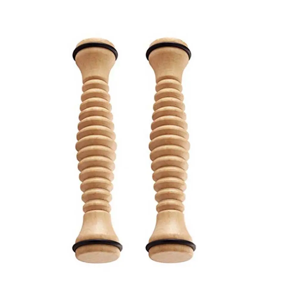 

Stress Relief Health Care Plantar Fasciitis Foot Care Tool Wooden Exercise Roller Foot Roller Massager Acupressure Machine