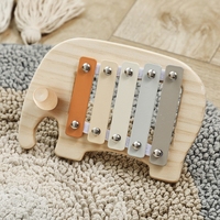 Montessori Wooden 5 Tones Multicolor Xylophone Wood Musical Instrument Toys For Baby Kids Puzzles Early Learning Games Baby Gift