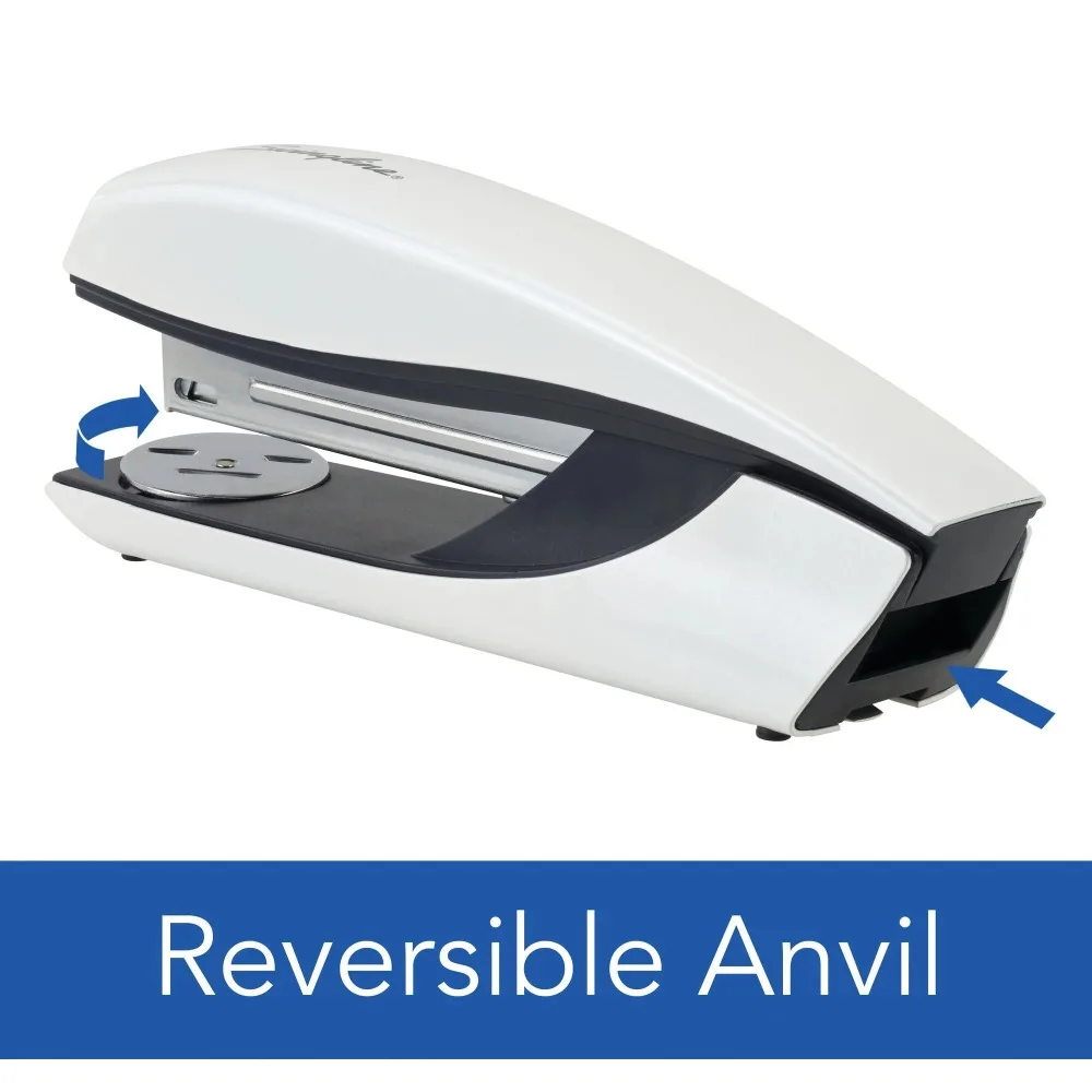 Grapadora de escritorio NeXXt Series WOW, 40 hojas, color blanco