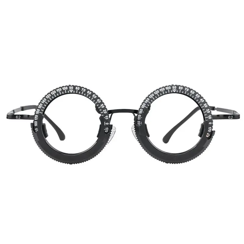 B24B Insert Frame, Glasses Optometry Frame, Stainless Steel Temples, Comfortable Non-Slip Nose Pads, Trial Frame