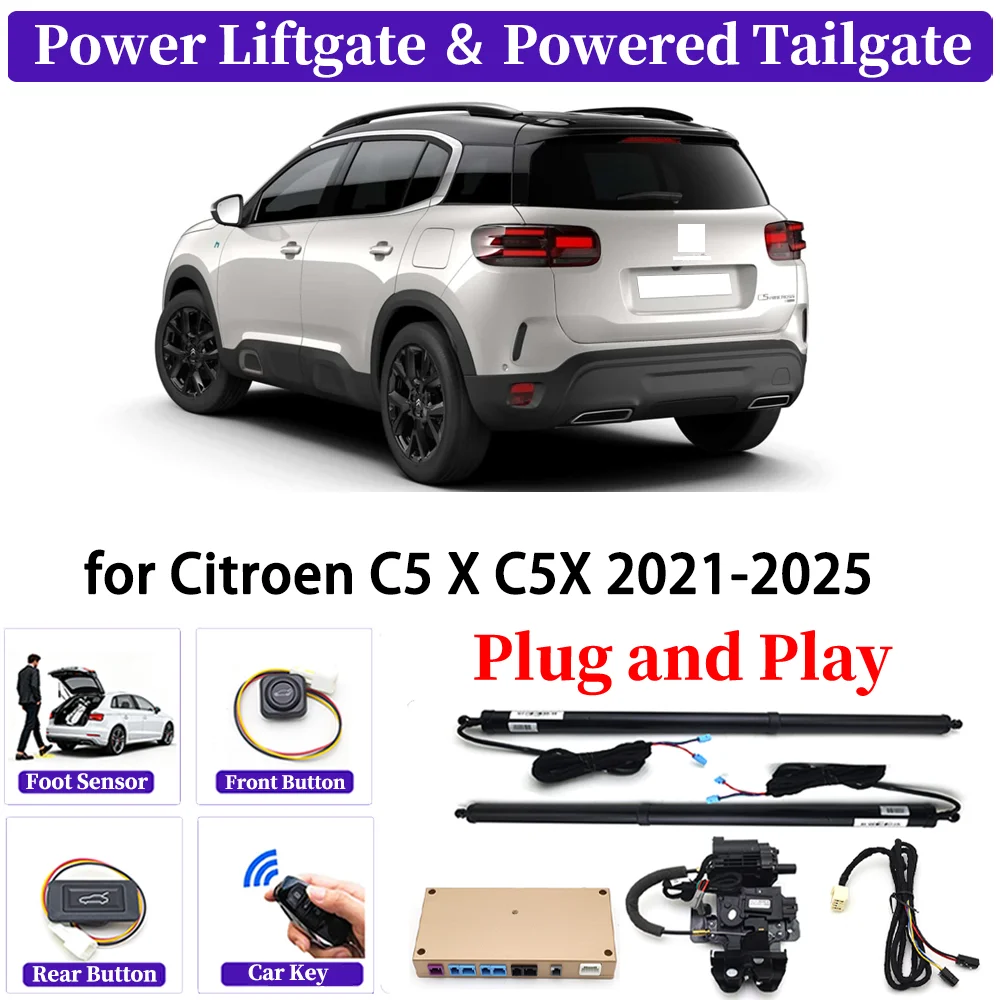 

for Citroen C5 X C5X 2021-2025 OEM Upgrade Car Automatic Power Liftgate Kit Smart Auto Electric Tailgate System Plug and play
