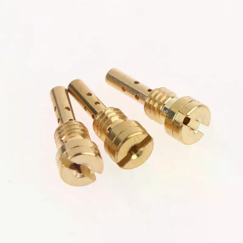 10PCS Carburetor Slow Jet Nozzle Kit High Precision Replacement Parts for Motorcycle Carb Repair & Modification