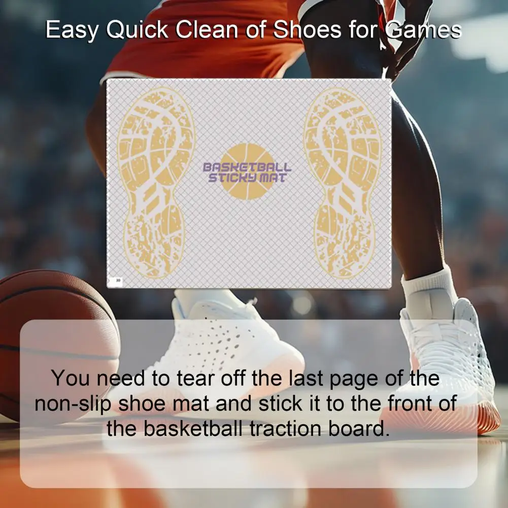 

Basketball Shoe Sole Cleaner Basketball Shoe Traction Board for Court Grip Adhesive Sticky Mat for Dirt Removal for Basketball